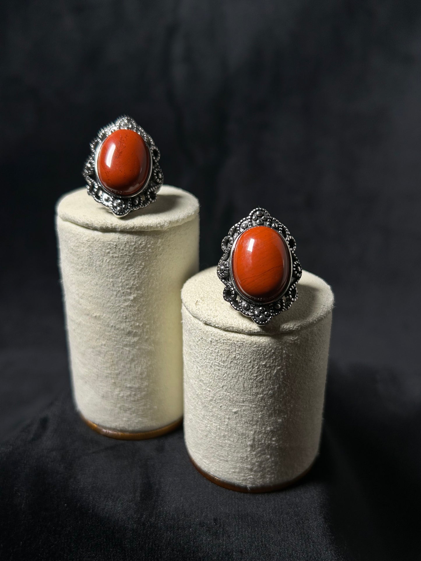 Anello Virginia |Diaspro Rosso