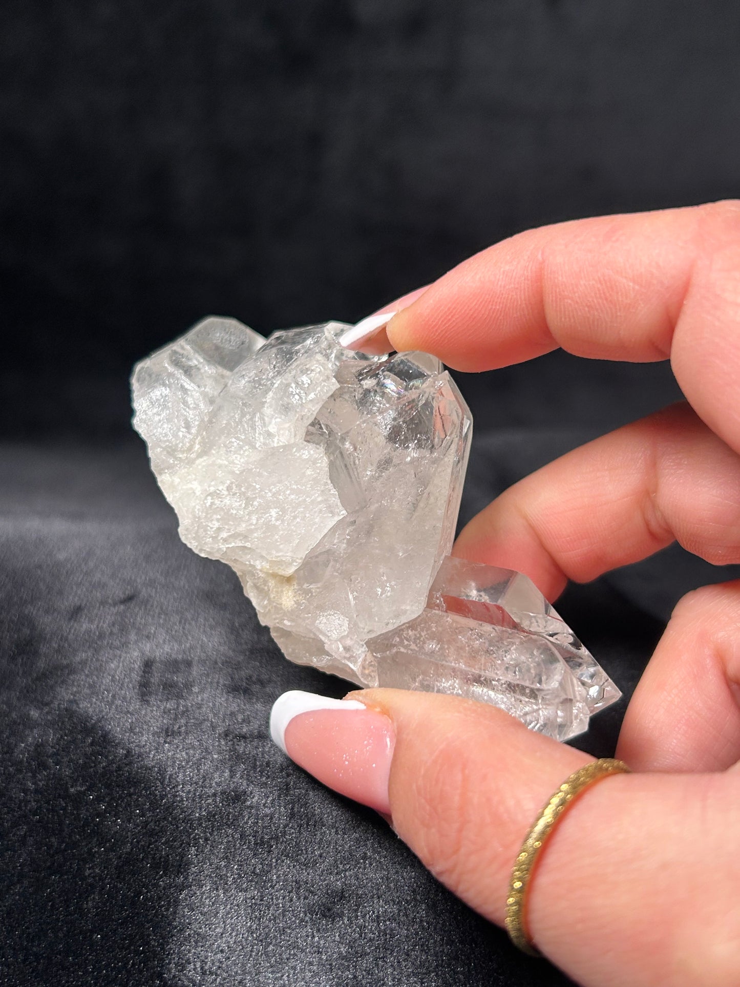 Cluster Quarzo ialino (Pezzo unico)