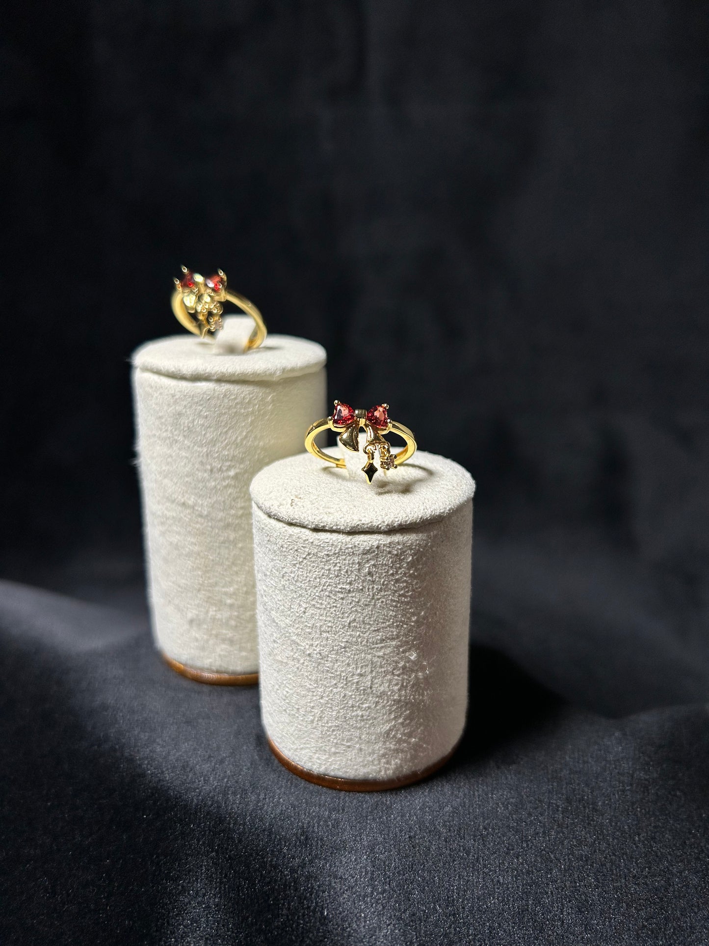 Anello Valentina | Granato Rosso (Gold)