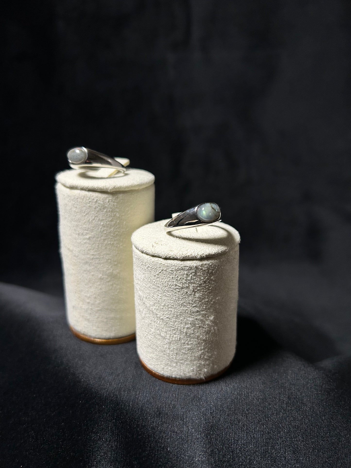 Anello Elena | Labradorite (ACCIAIO)