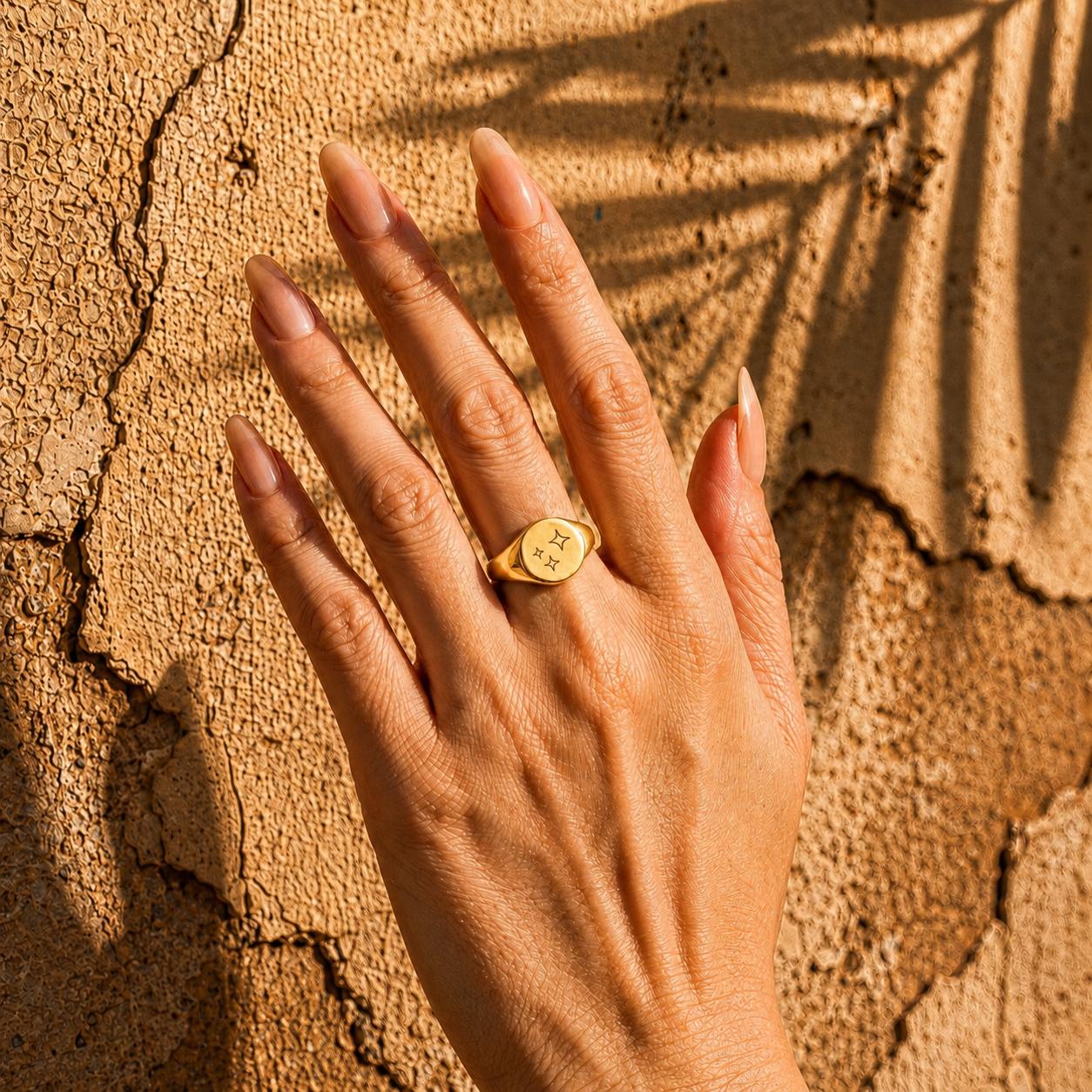 Anello Energie belle | Acciaio Gold