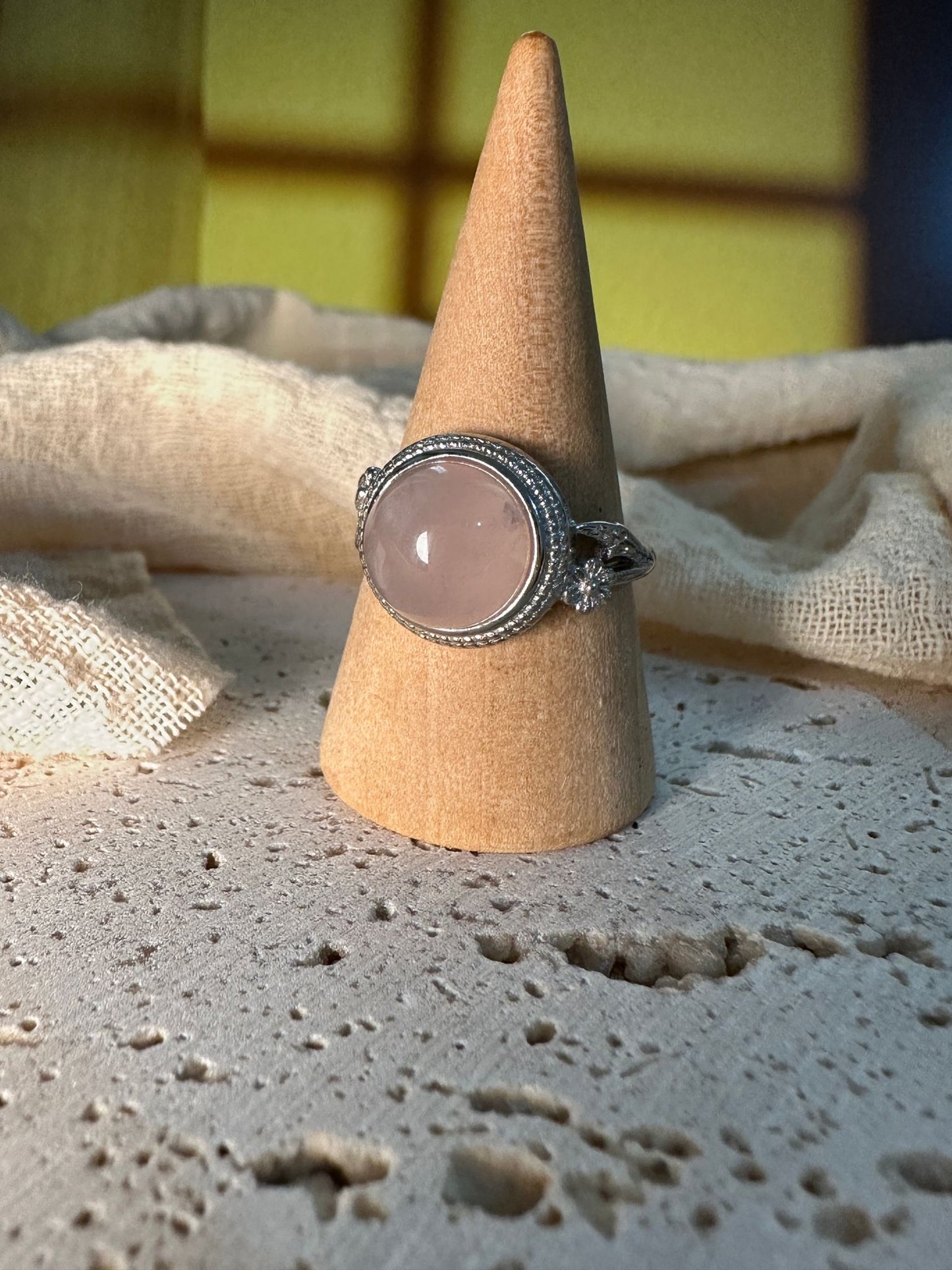Anello Rose whisper | Quarzo Rosa