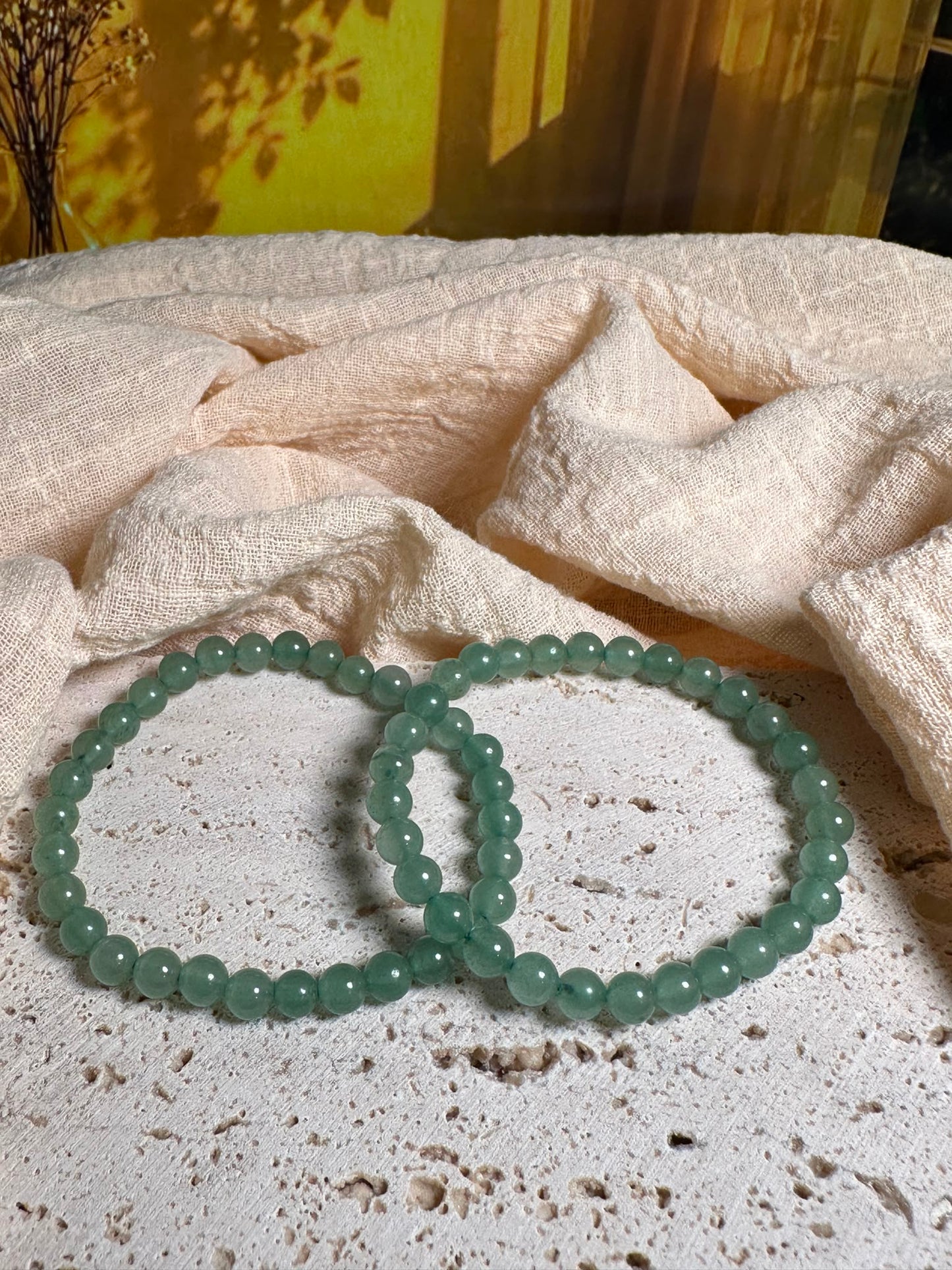 Bracciale Avventurina Verde | Fortuna e abbondanza