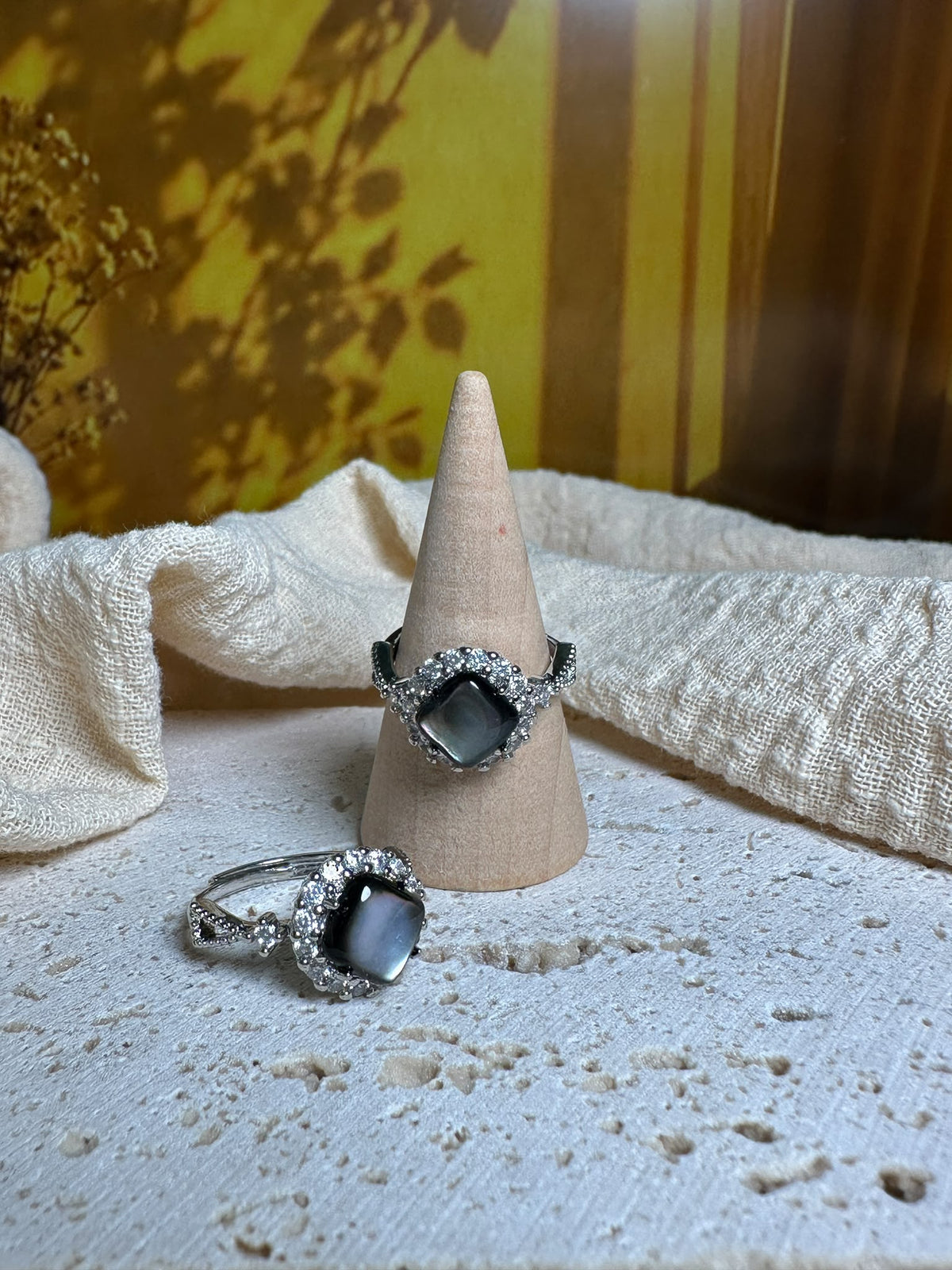 Anello Abalone nero | Protezione ed equilibrio