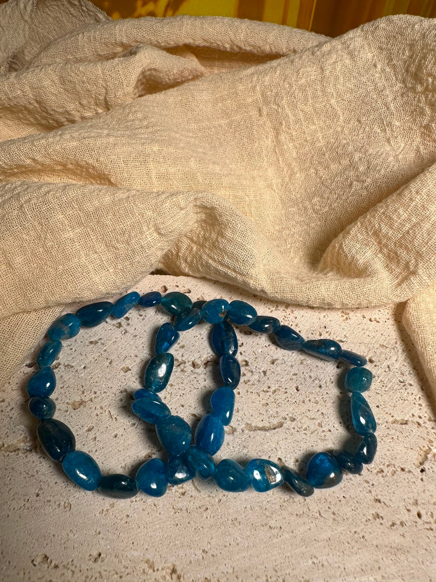 Bracciale Apatite pepite