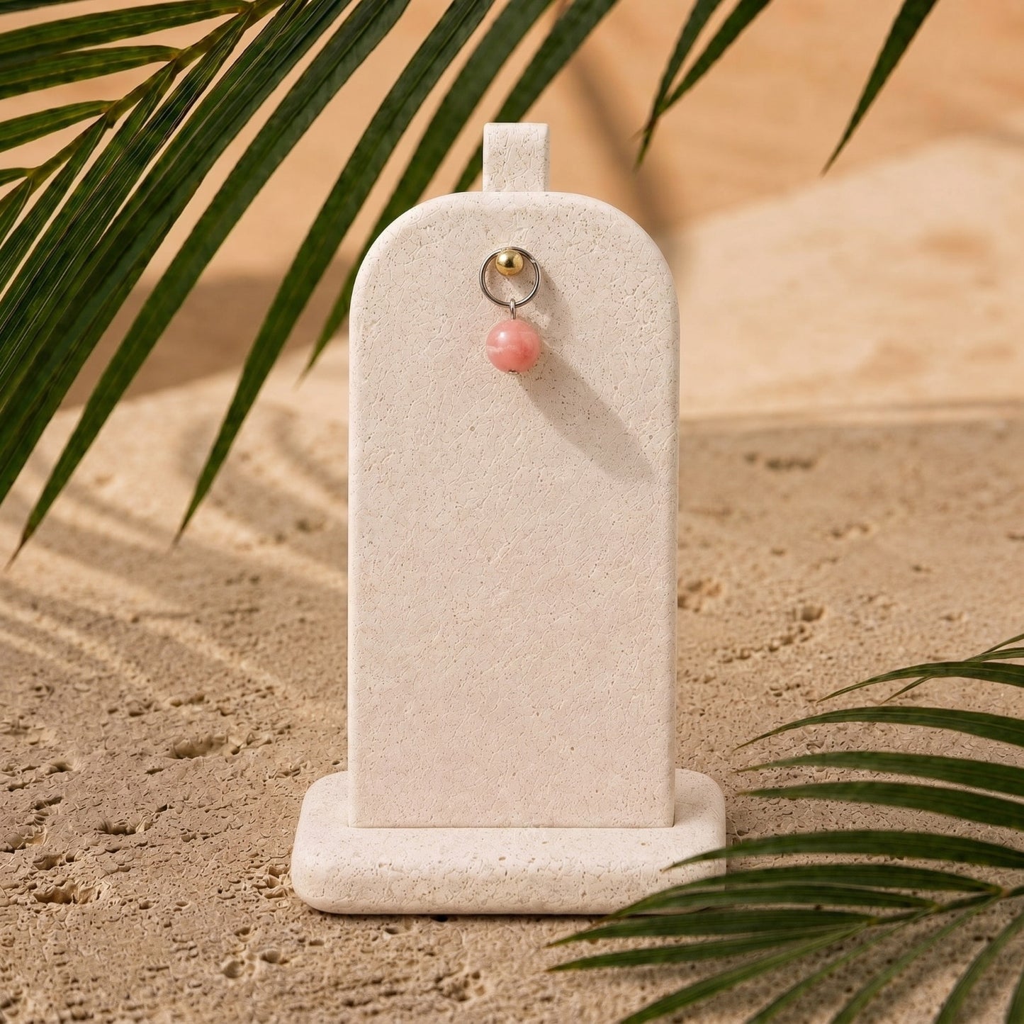 Charm Rodocrosite Gold/Silver