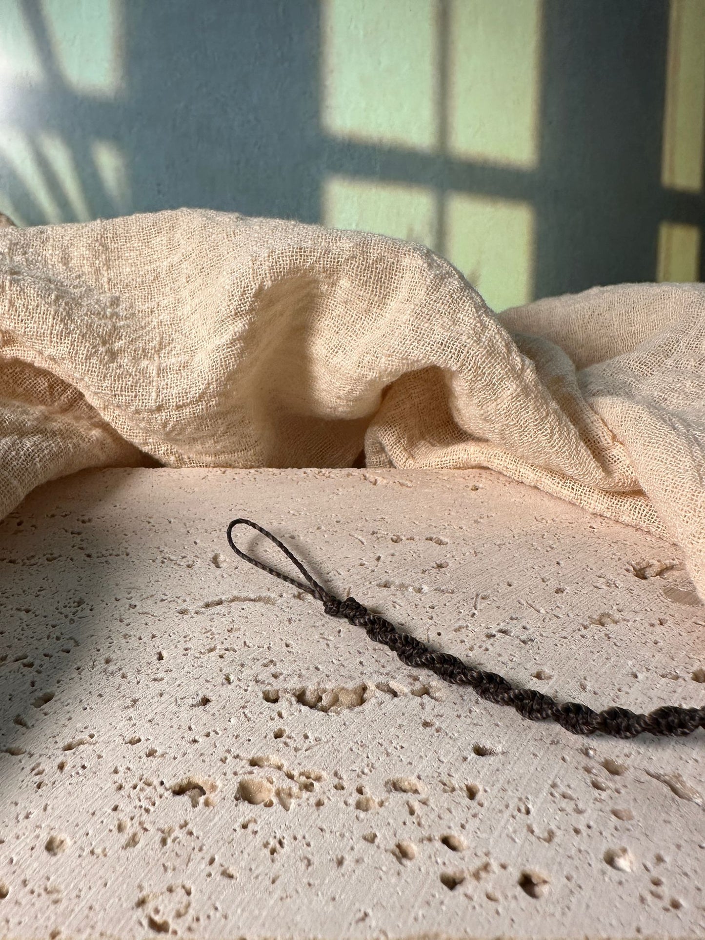 Treccina per Capelli con Corniola