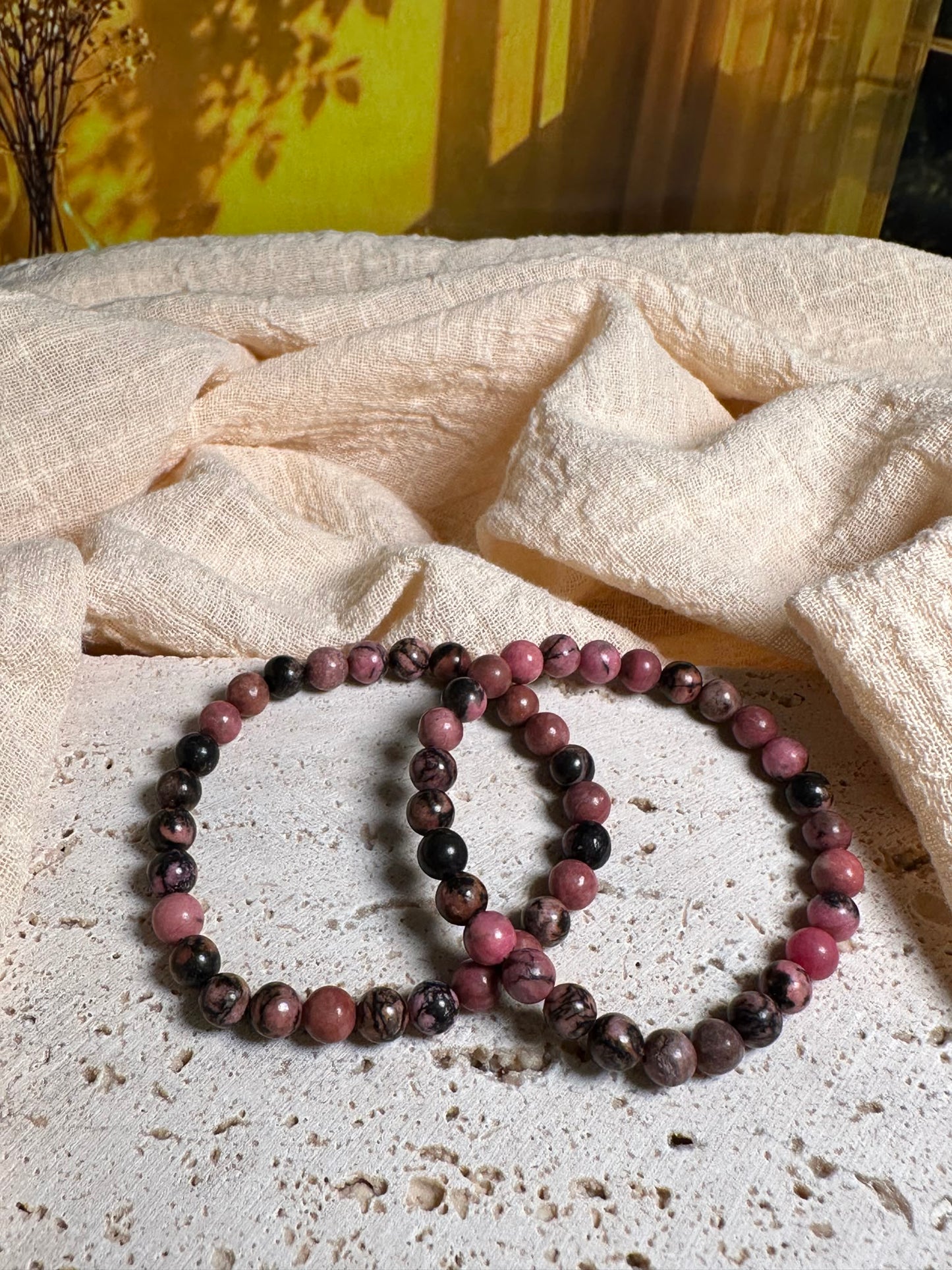 Bracciale Rodonite | Auto-accettazione e amore
