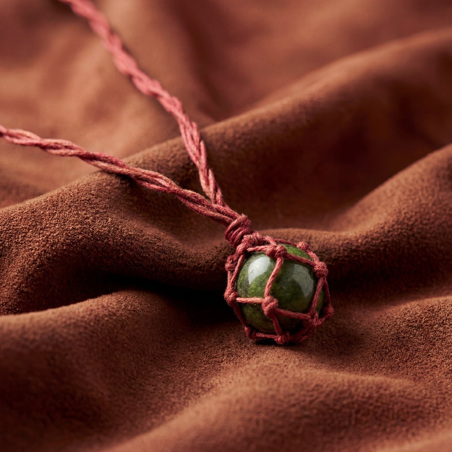 Collana Intrecciata Eliotropio
