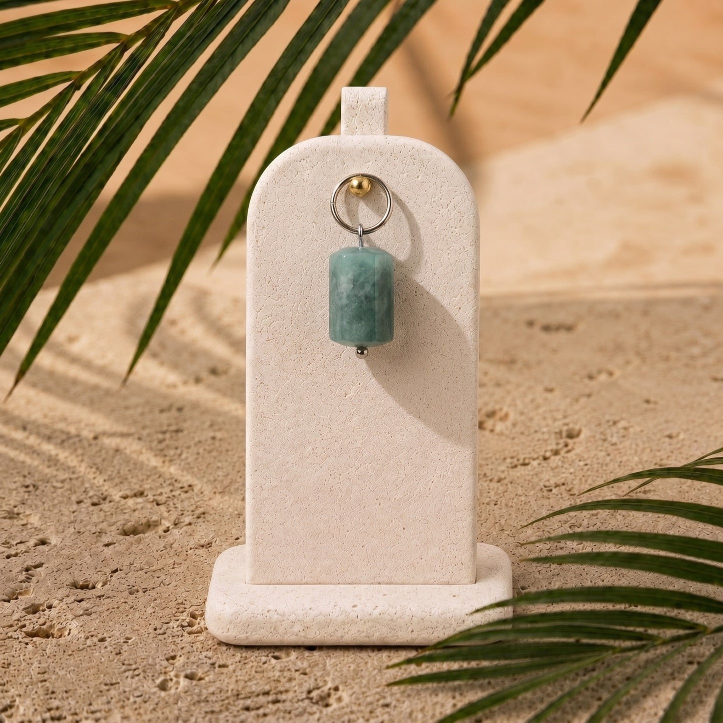 Charm Angelite Gold/Silver