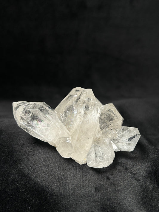 Cluster Quarzo ialino (Pezzo unico)