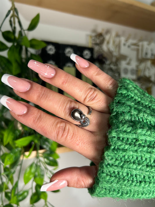 Anello Cristina | Ossidiana Argento