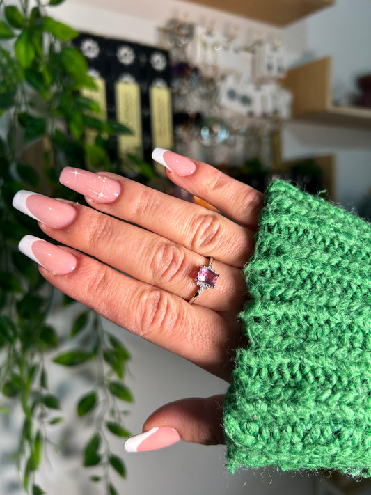 Anello Grazia | Fluorite rosa