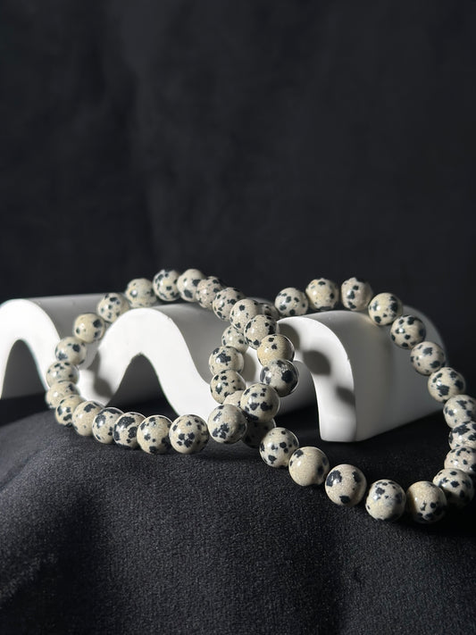 Bracciale Diaspro Dalmata - Allegria e Protezione