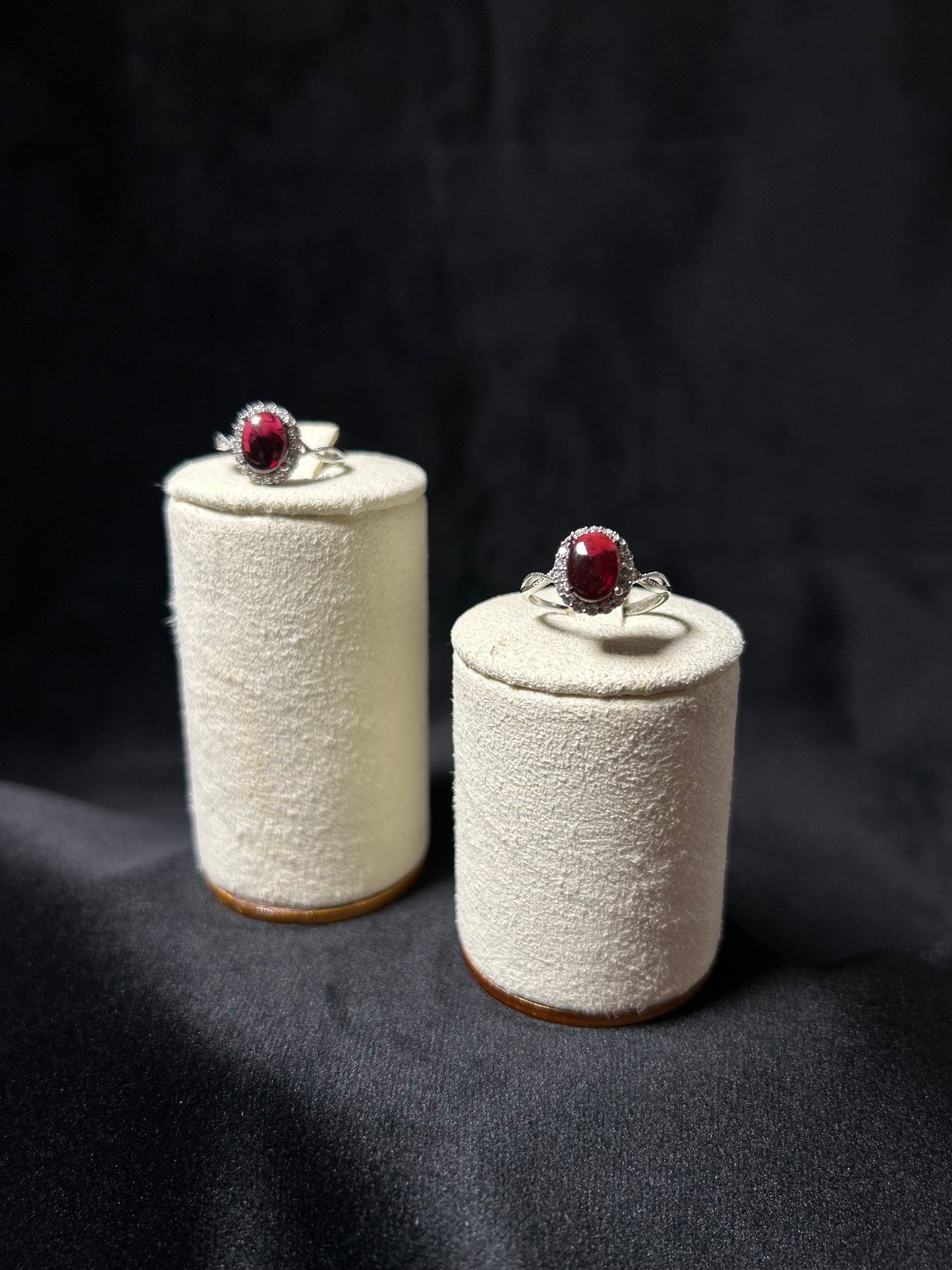 Anello Elisa | Granato Rosso