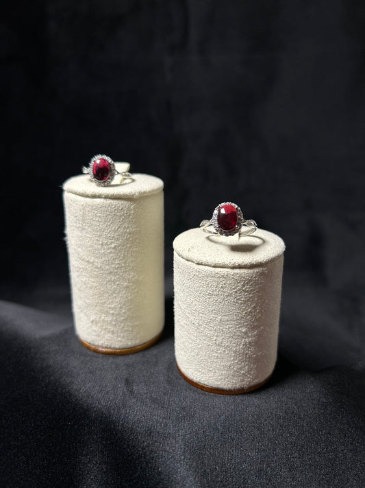 Anello Elisa | Granato Rosso