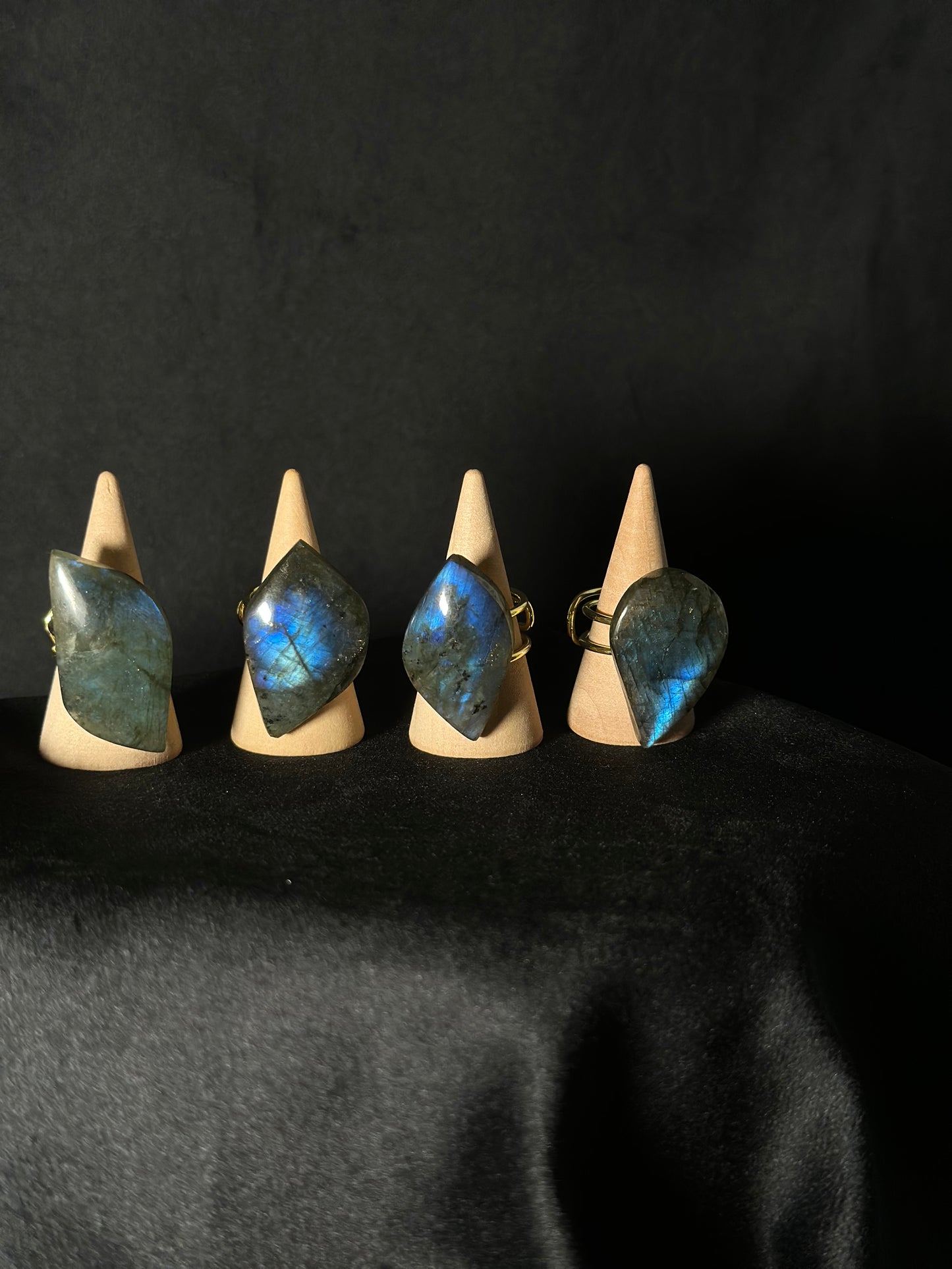 Anello Labradorite Big (ACCIAIO)