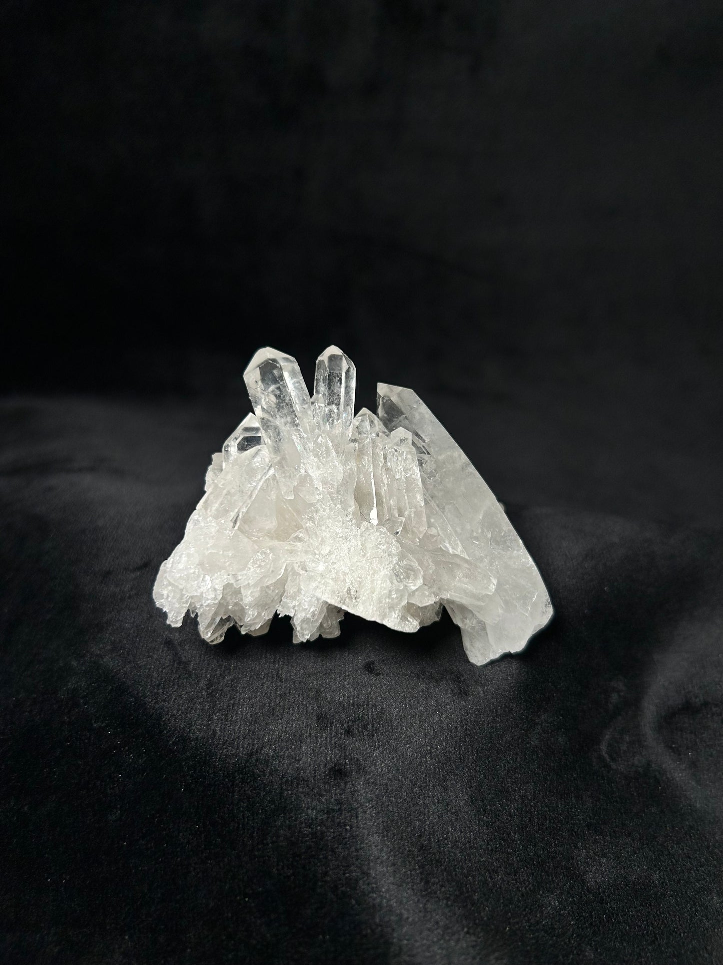 Cluster Quarzo ialino (Pezzo unico)