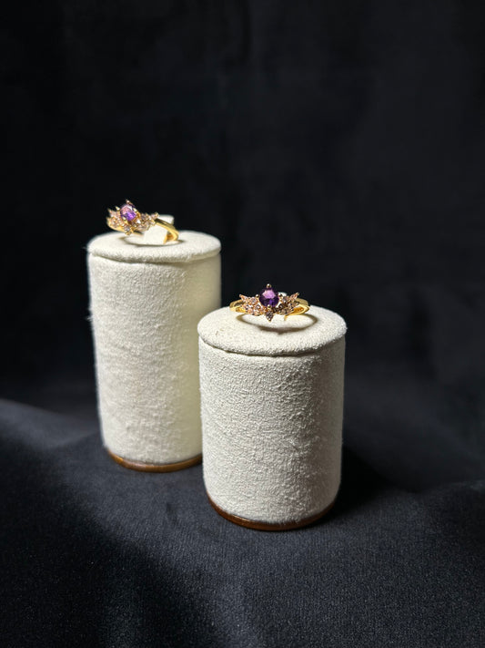 Anello Federica | Ametista (Gold)