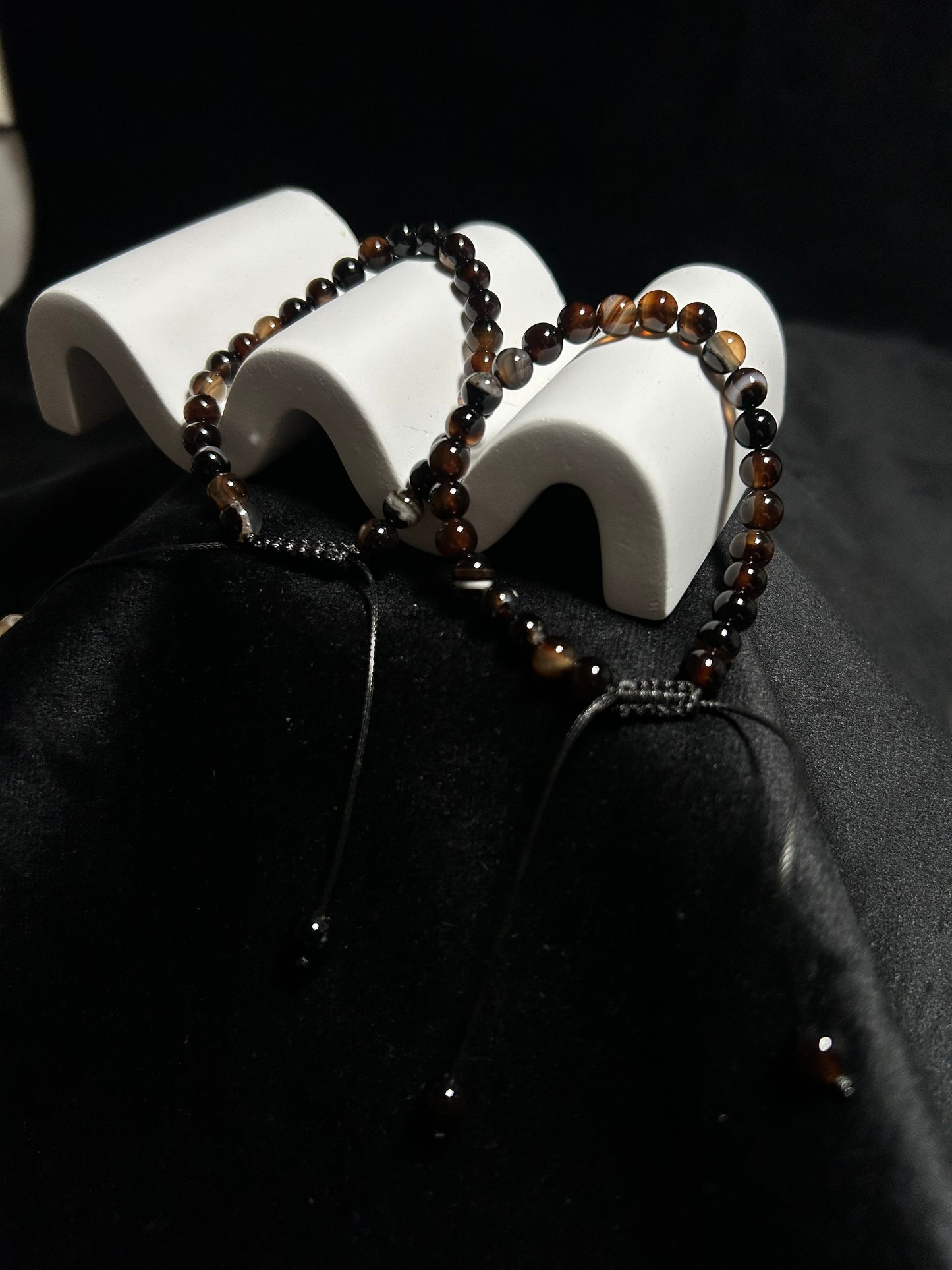 Bracciale Agata botswana Regolabile