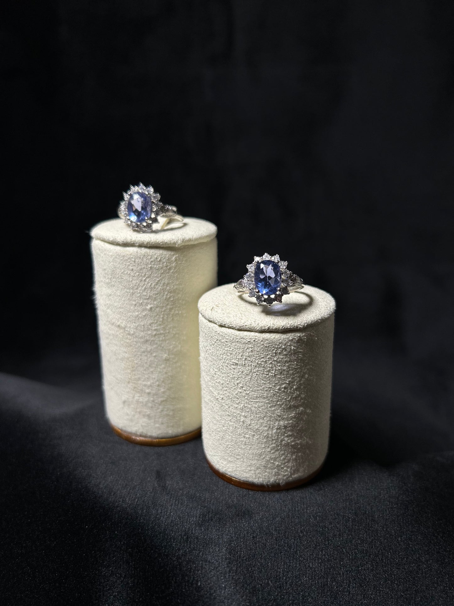 Anello Lucia | Fluorite blu