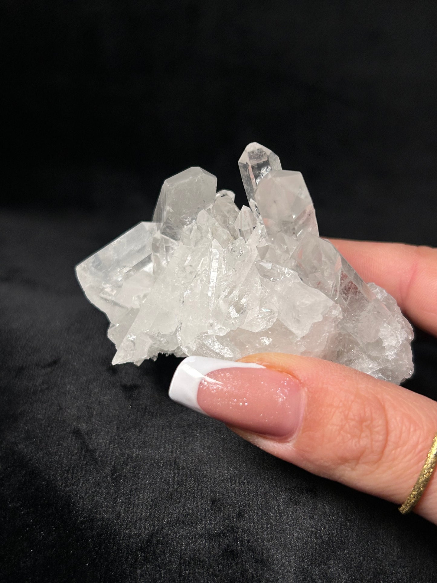 Cluster Quarzo ialino (Pezzo unico)