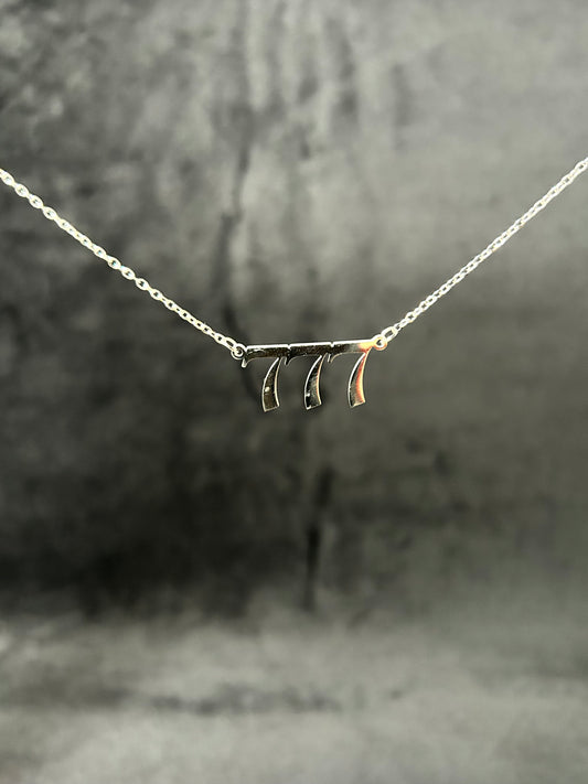 Collana 777 Angel Numbers (Acciaio)