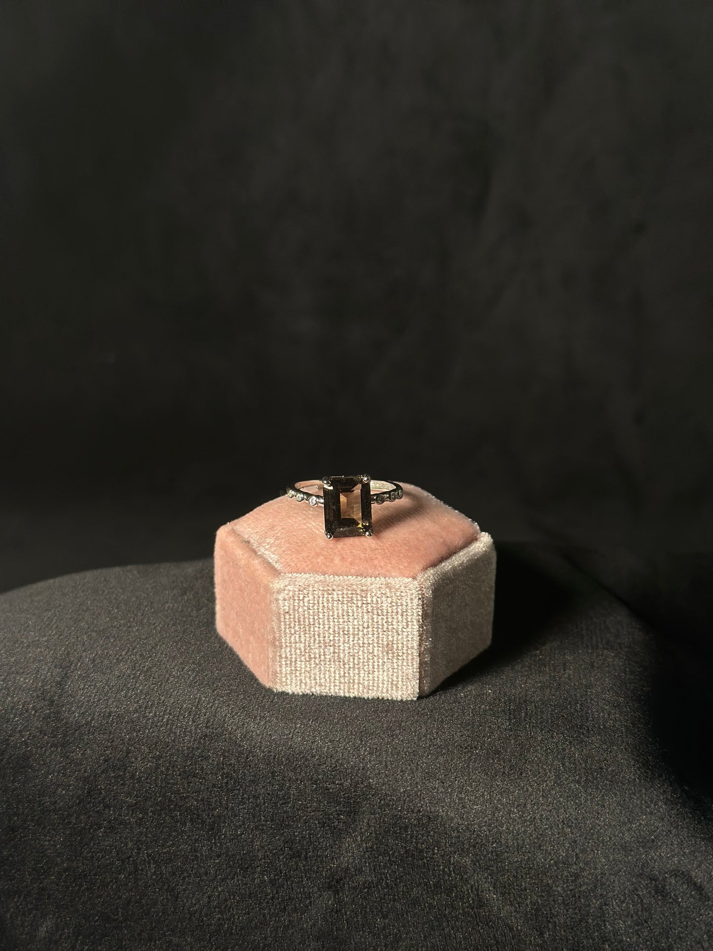 Anello Quarzo Fumè - Allevia le Paure