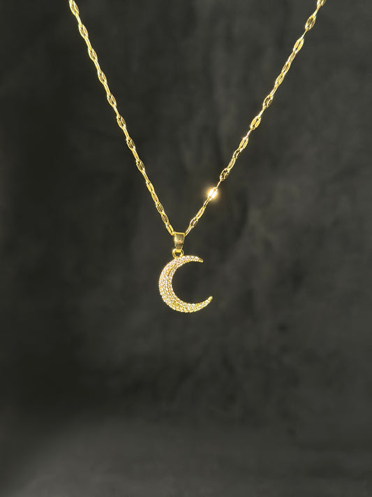 Collana Selene Acciaio Galvanizzato gold