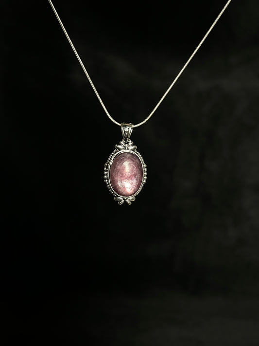 Collana Lepidolite mica