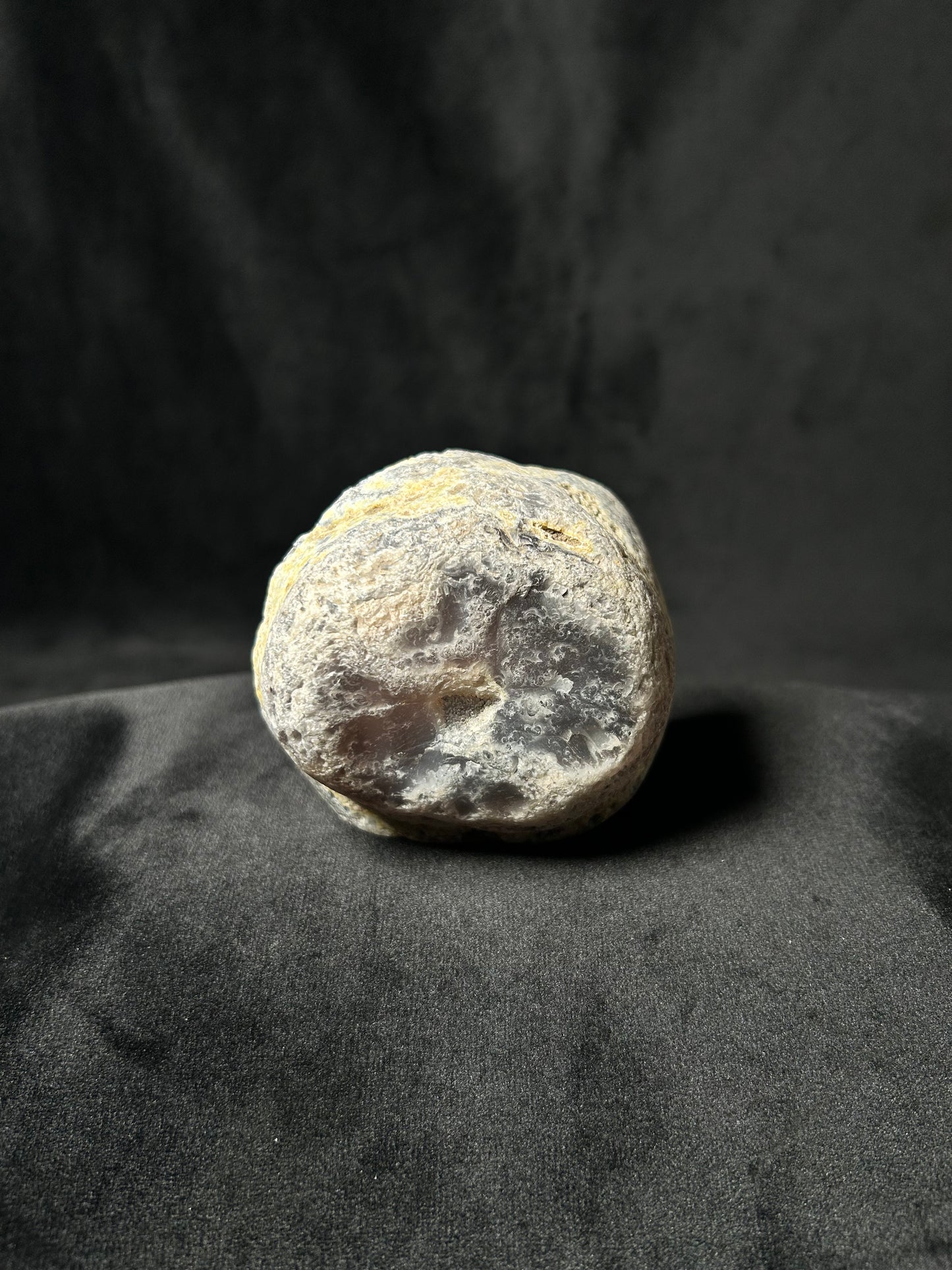 Geode agata grigia 410gr - Pezzo Unico