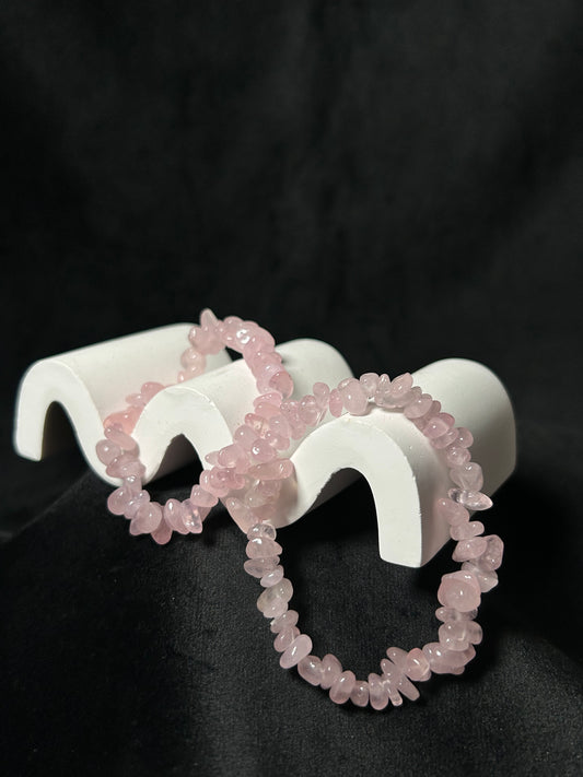 Bracciale Quarzo Rosa