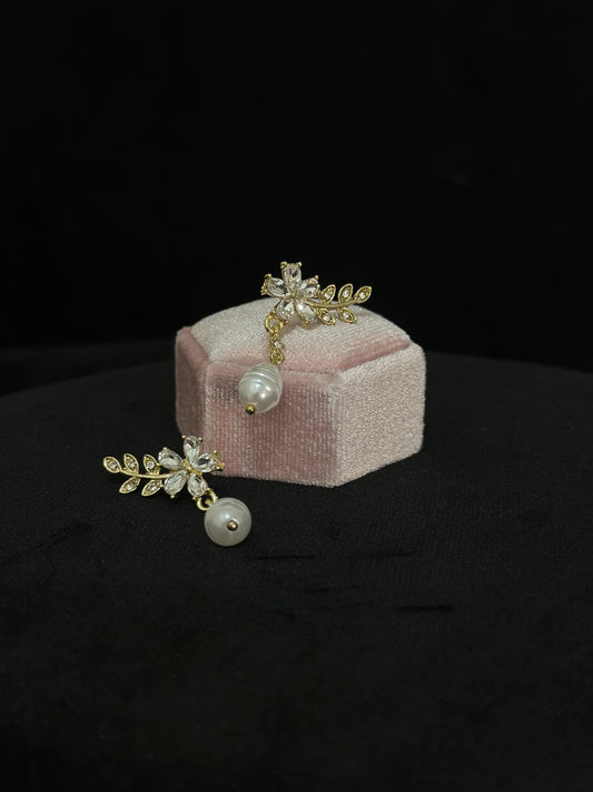 Orecchini ivy pearl (Acciaio)