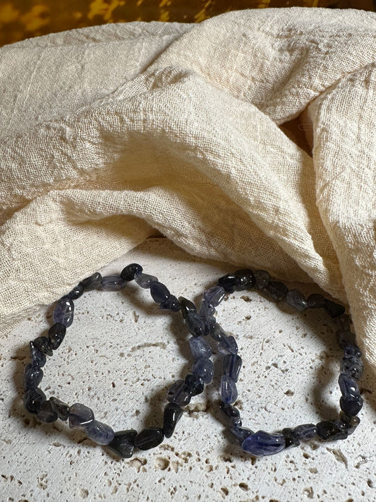 Bracciale Iolite | Pietra della rotta giusta