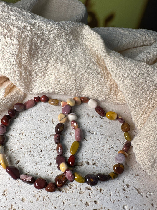 Bracciale Mookaite Pepita | Vitalità, coraggio ed equilibrio