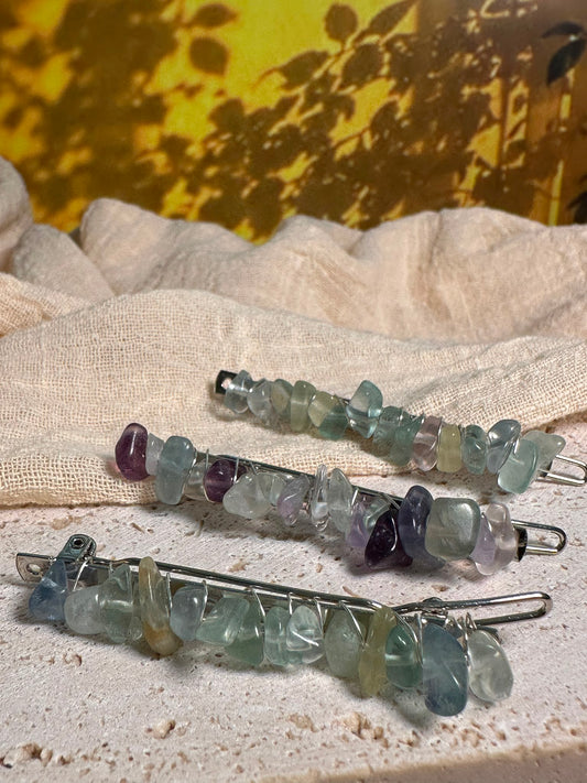 Fermaglio In Fluorite Arcobaleno