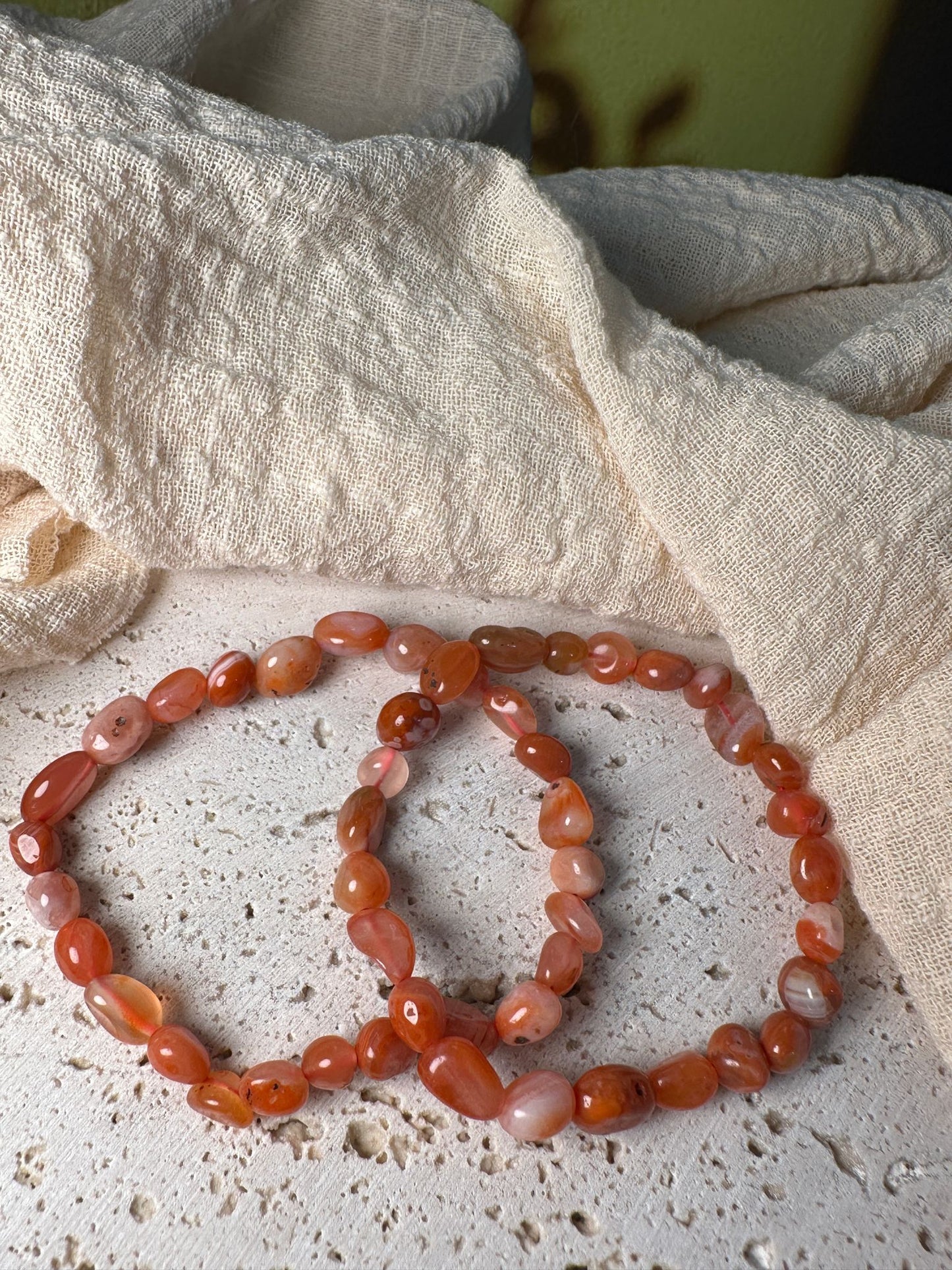 Bracciale Corniola Pepita | Motivazione, coraggio