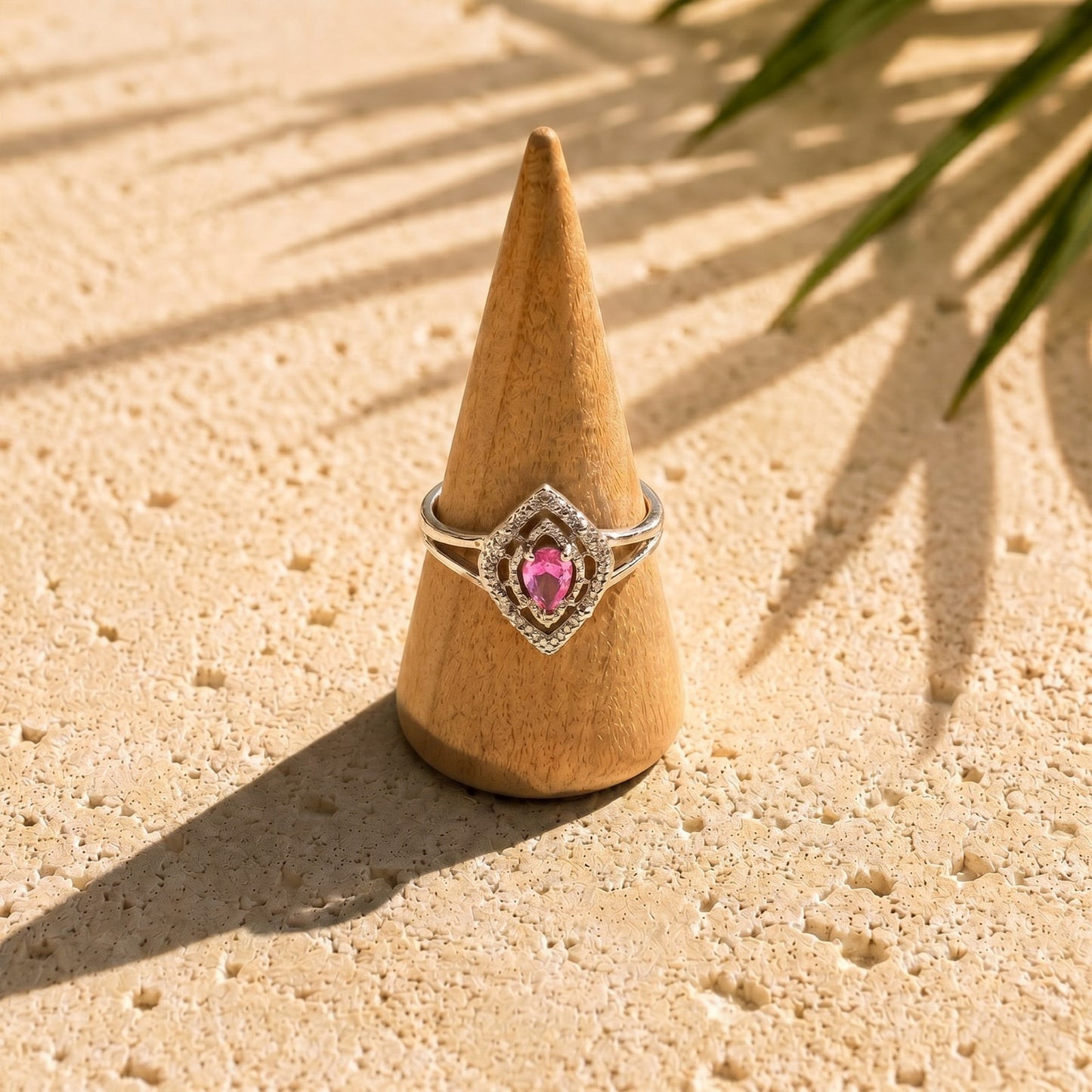 Anello Nicole | Topazio rosa