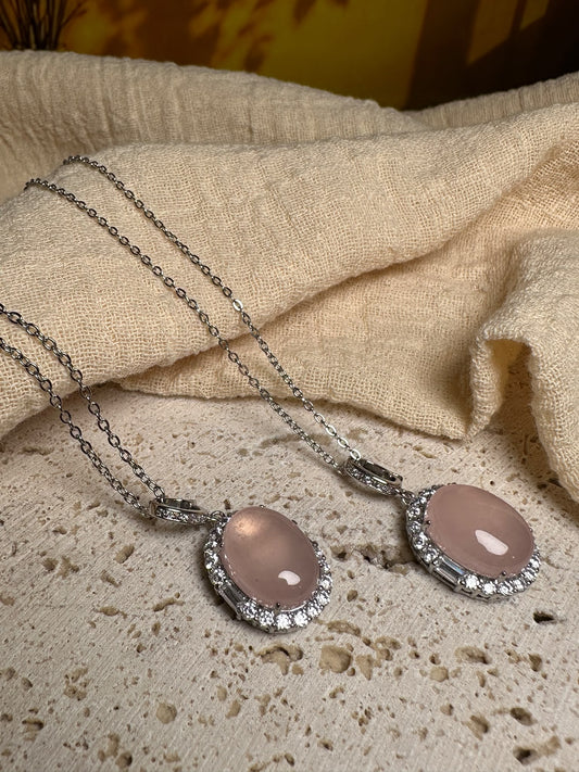 Collana Quarzo rosa | Amore per se stessi