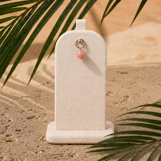 Charm Rodocrosite Gold/Silver