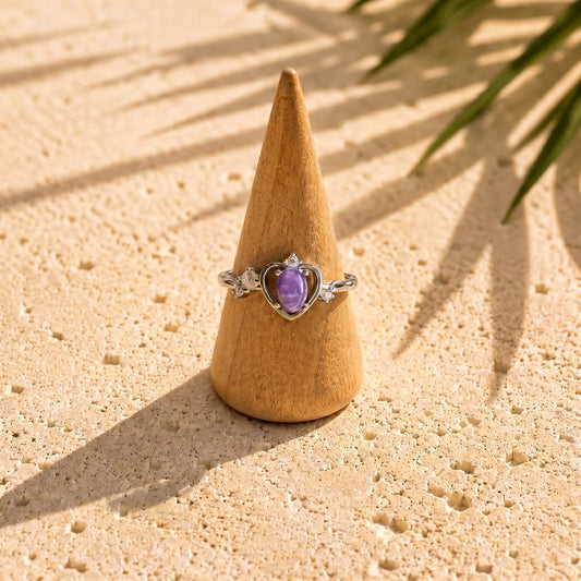 Anello Amalia | Charoite