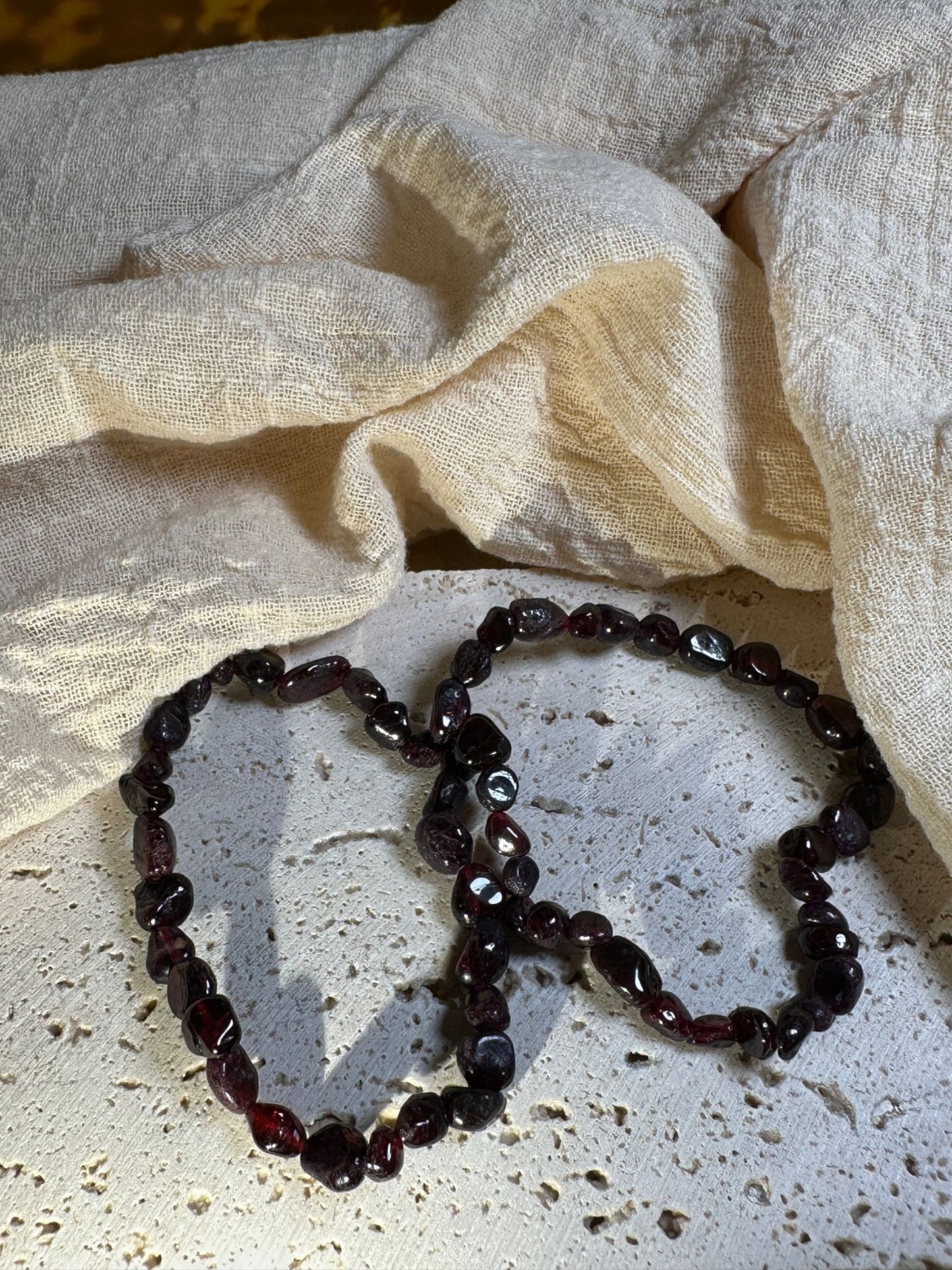 Bracciale Granato rosso | Passione, forza e determinazione