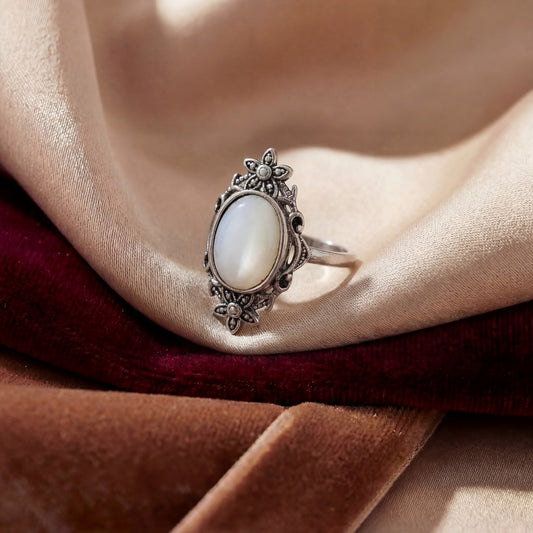 Anello Paola |  Conchiglia bianca