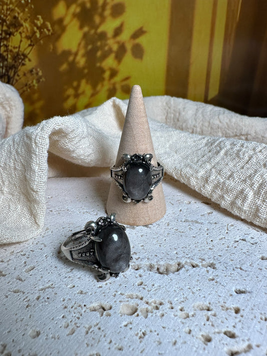 Anello Ossidiana Argento | Protezione e Gioia