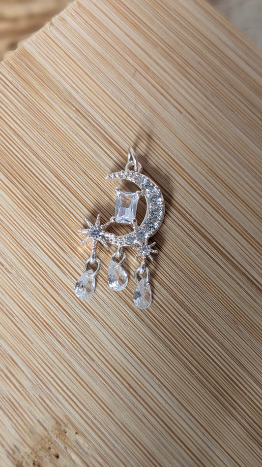 Ciondolo quarzo ialino