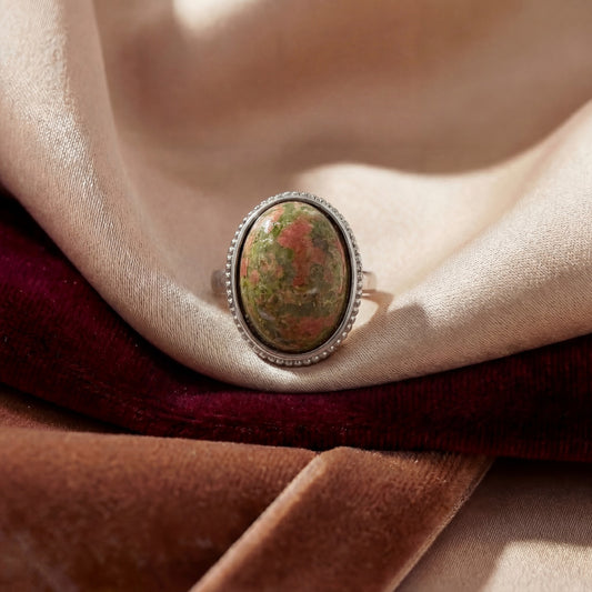 Anello Manuela | Unakite
