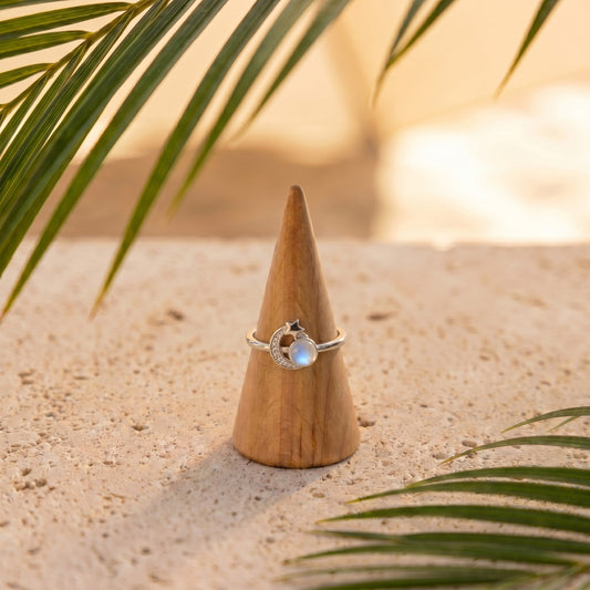 Anello Moon | Labradorite