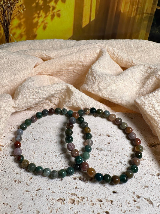 Bracciale Diaspro Oceano - Allevia stress e Calma