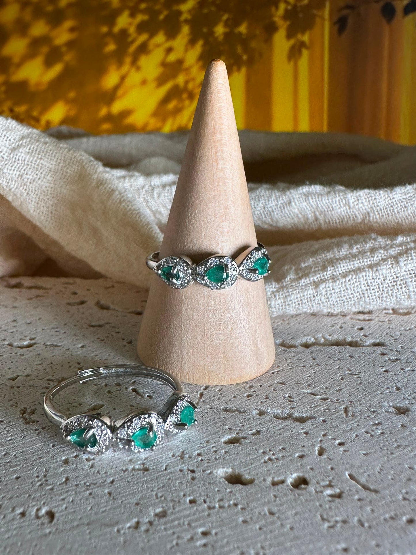 Anello Radice di Smeraldo | Grace