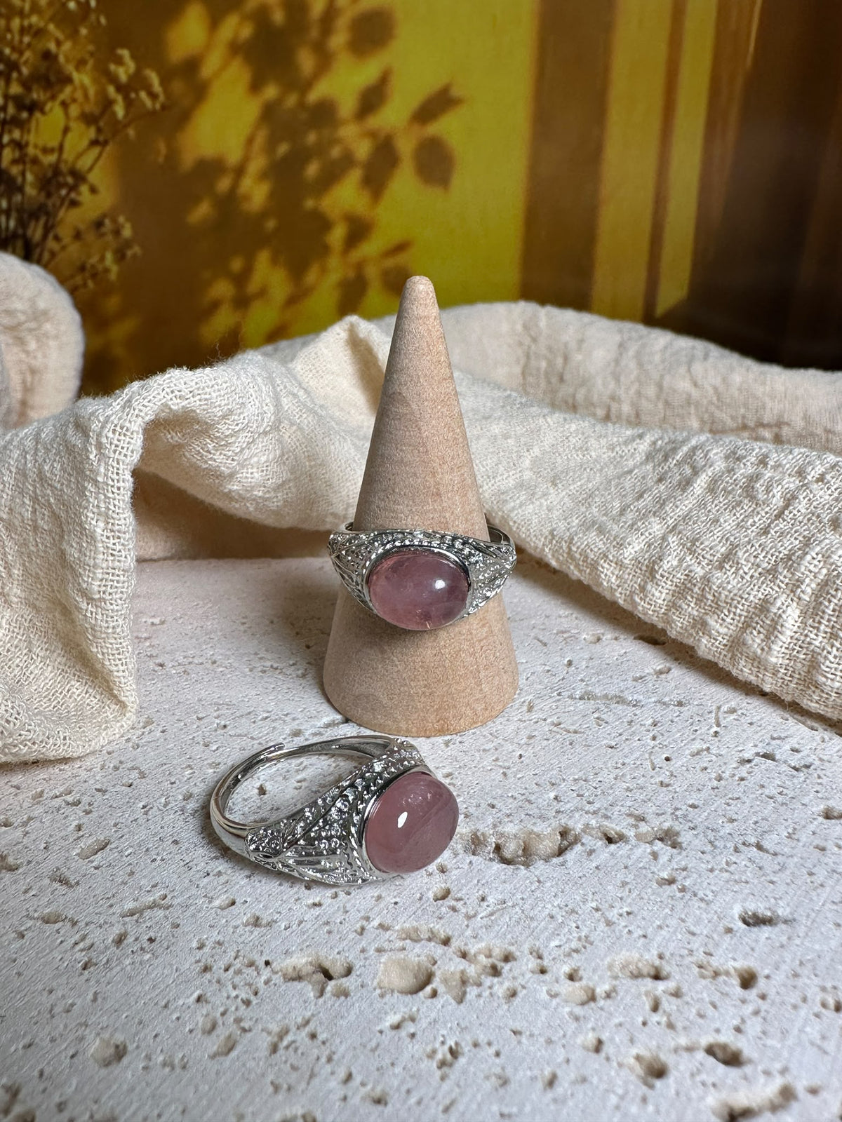 Anello Quarzo rosa | Amore per se stessi